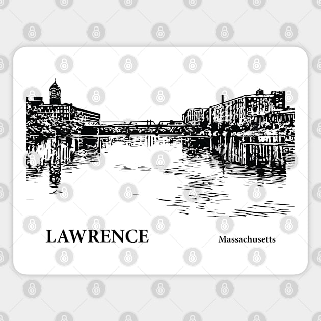 Lawrence Massachusetts Magnet by Lakeric